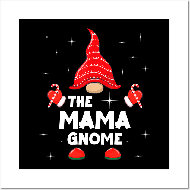 The Mama Gnome Matching Family Christmas Pajama Wall Art by Foatui